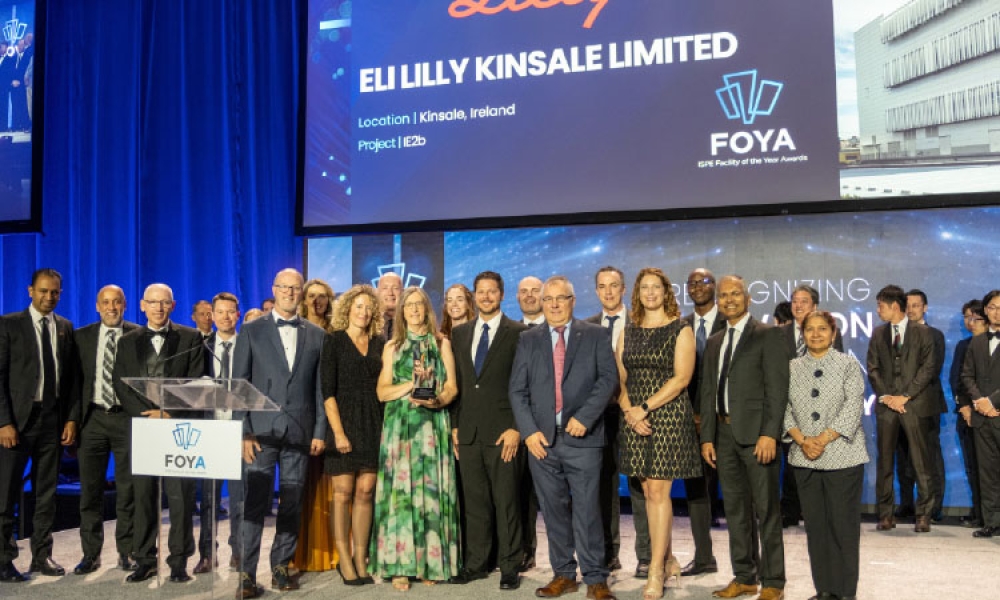 ISPE Announces the 2024 Facility of the Year Award Winner: Eli Lilly Kinsale Limited’s IE2b project