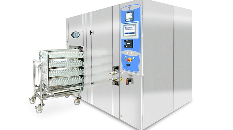 Sterilizer being loaded