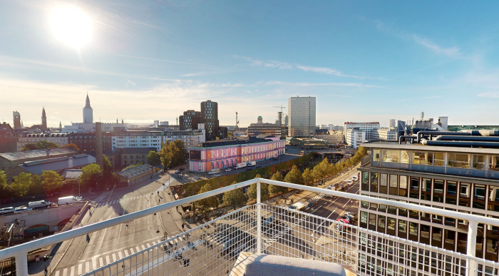 Stunning views from the 7th floor of Shellhuset